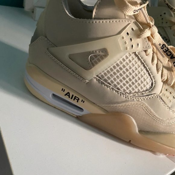Nike Off White Air Jordan 4 Sail main image 8